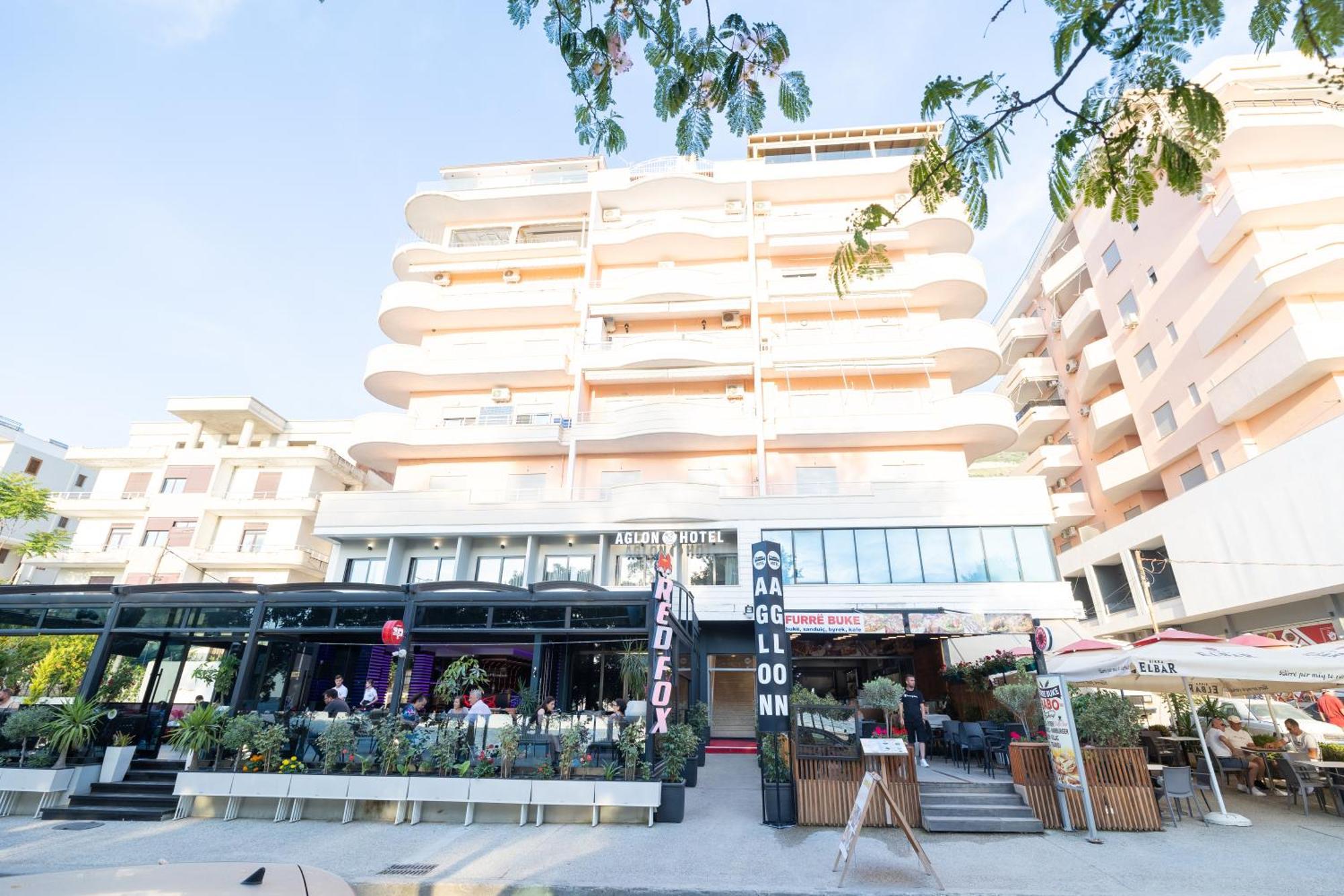 Aglon Twin'S Hotel Vlorë Exterior foto